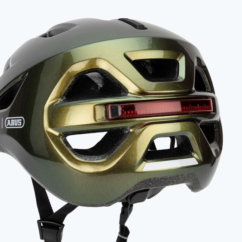 Велосипедна каска ABUS Urban-I 4.0 pepper green 9