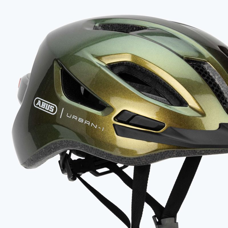Велосипедна каска ABUS Urban-I 4.0 pepper green 10