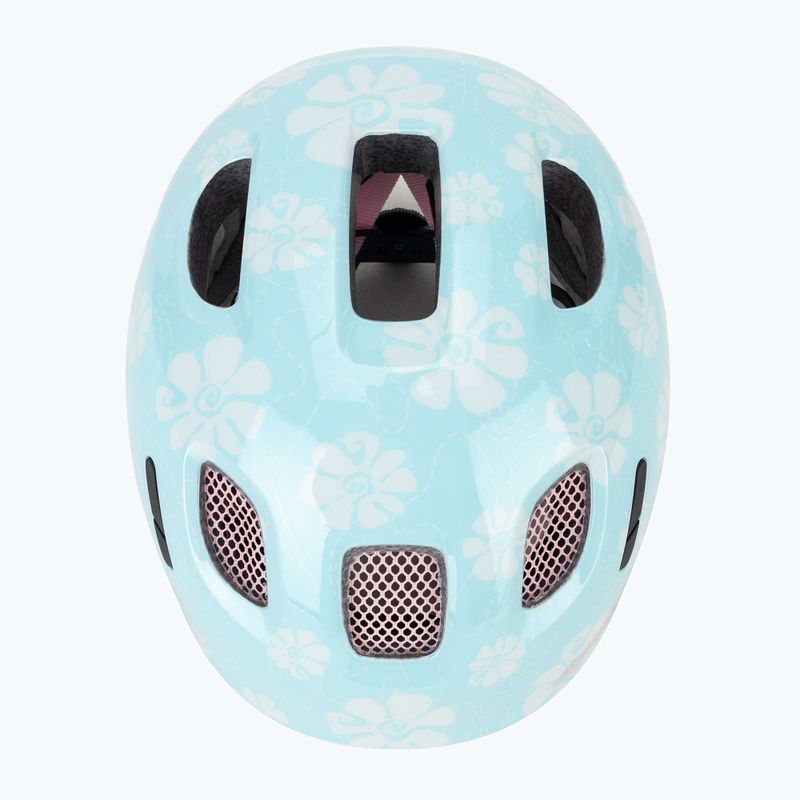 Детска велосипедна каска Alpina Ximo 2 Jr aqua rose flower gloss 6