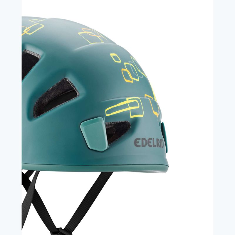 Детска каска за катерене EDELRID Shield II нефрит/петрол 2