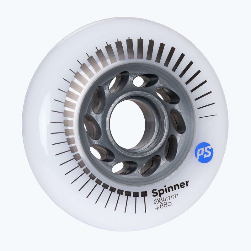 Колела за ролери Powerslide Spinner 84 mm/88A 4 pcs. white 2