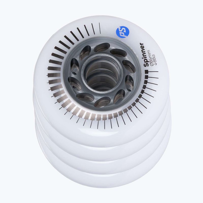 Колела за ролери Powerslide Spinner 84 mm/88A 4 pcs. white 3