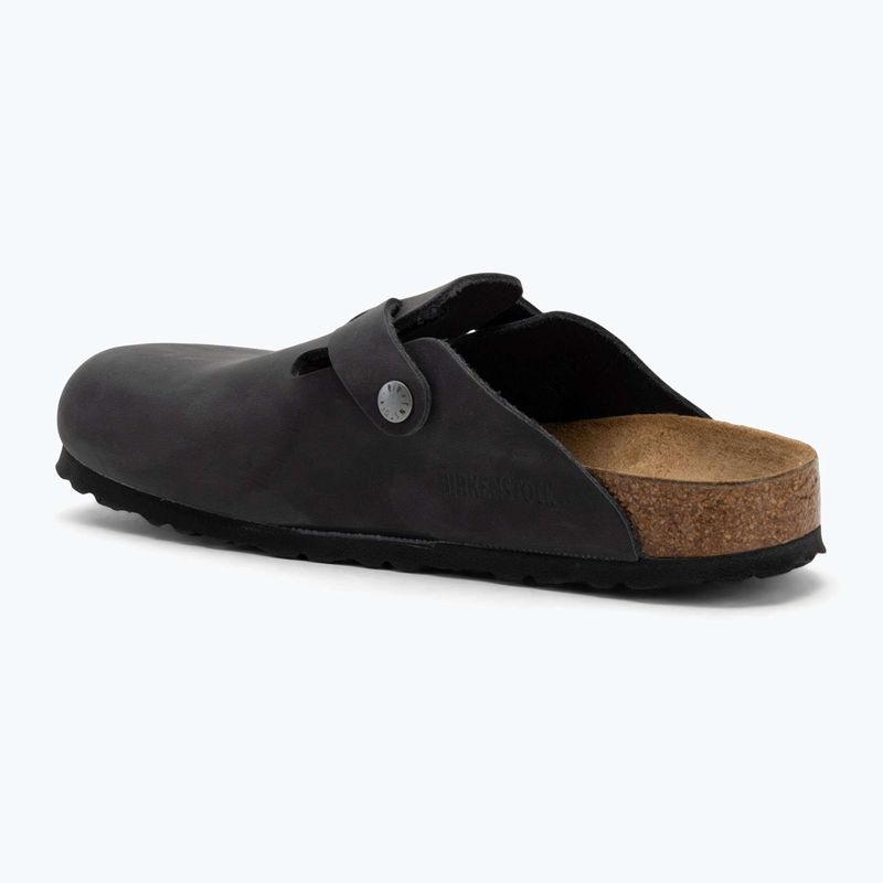 BIRKENSTOCK Boston LEOI Тесни черни джапанки 3