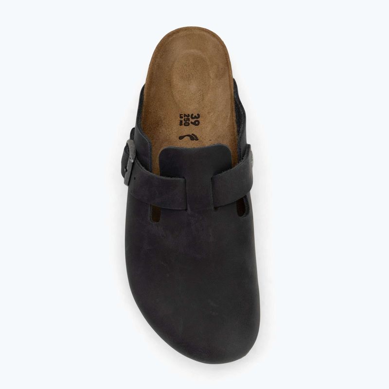 BIRKENSTOCK Boston LEOI Тесни черни джапанки 5