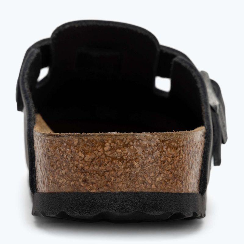 BIRKENSTOCK Boston LEOI Тесни черни джапанки 6