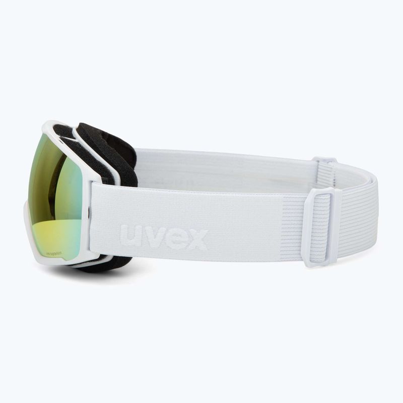 Скиорска маска UVEX Victorious S FM white matt/mirror orange 4