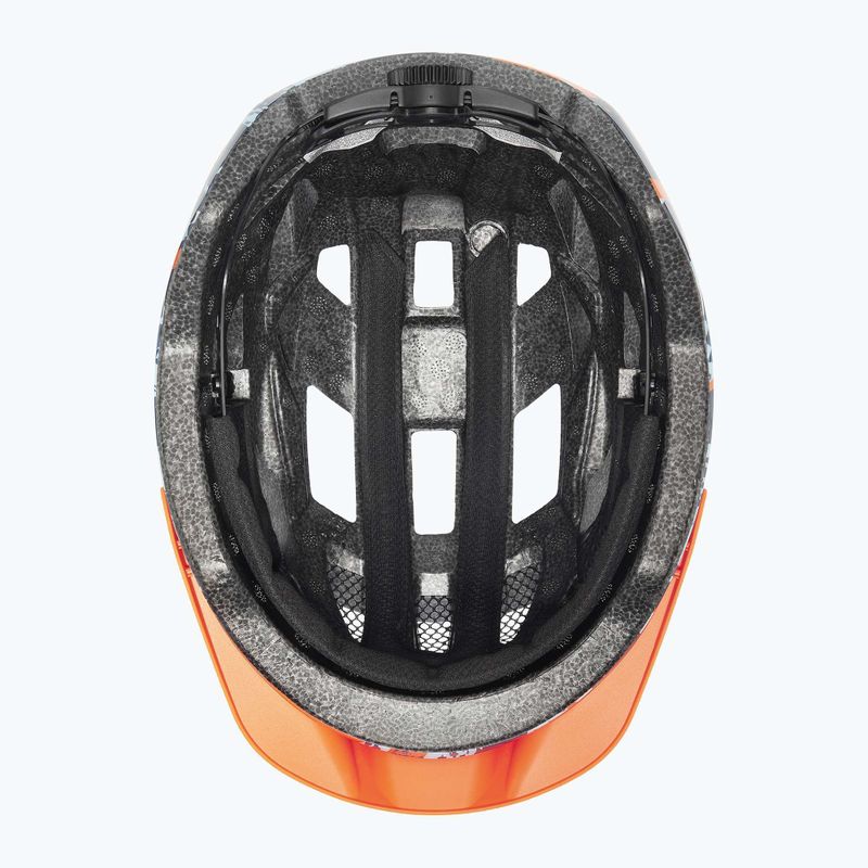 Детска велосипедна каска UVEX Air Wing 2 papaya/bubble blue 12