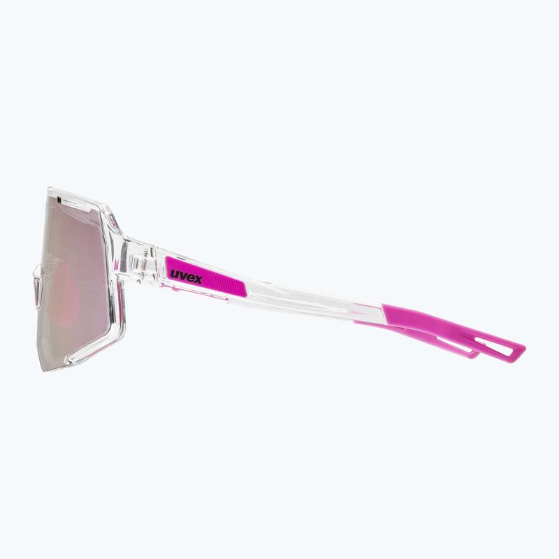 Слънчеви очила UVEX Sequenze clear/mirror pink 2