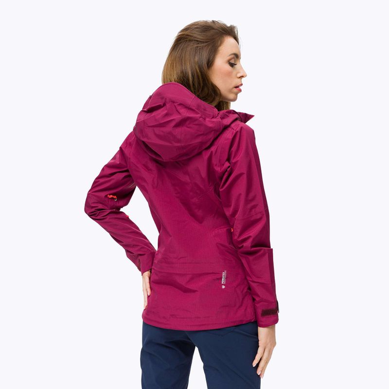 Salewa дамско дъждобранно яке Sella Responsive maroon 00-0000027879 3