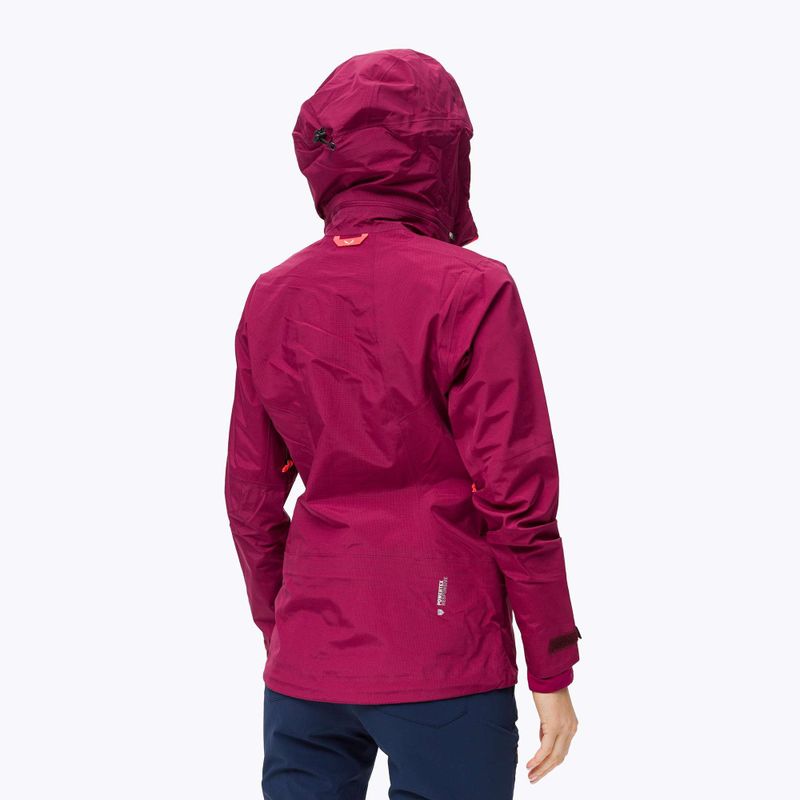 Salewa дамско дъждобранно яке Sella Responsive maroon 00-0000027879 4
