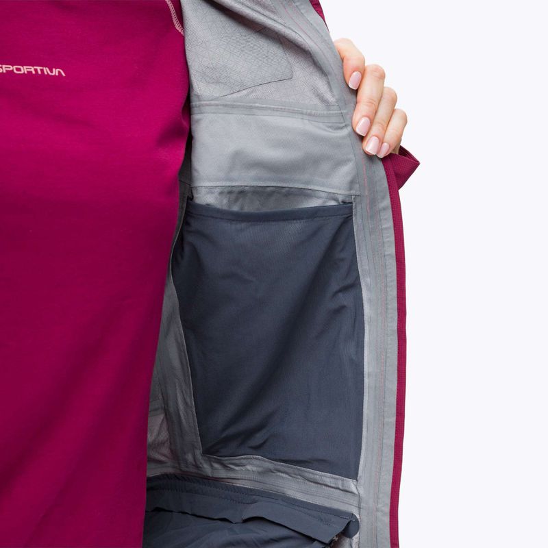 Salewa дамско дъждобранно яке Sella Responsive maroon 00-0000027879 6