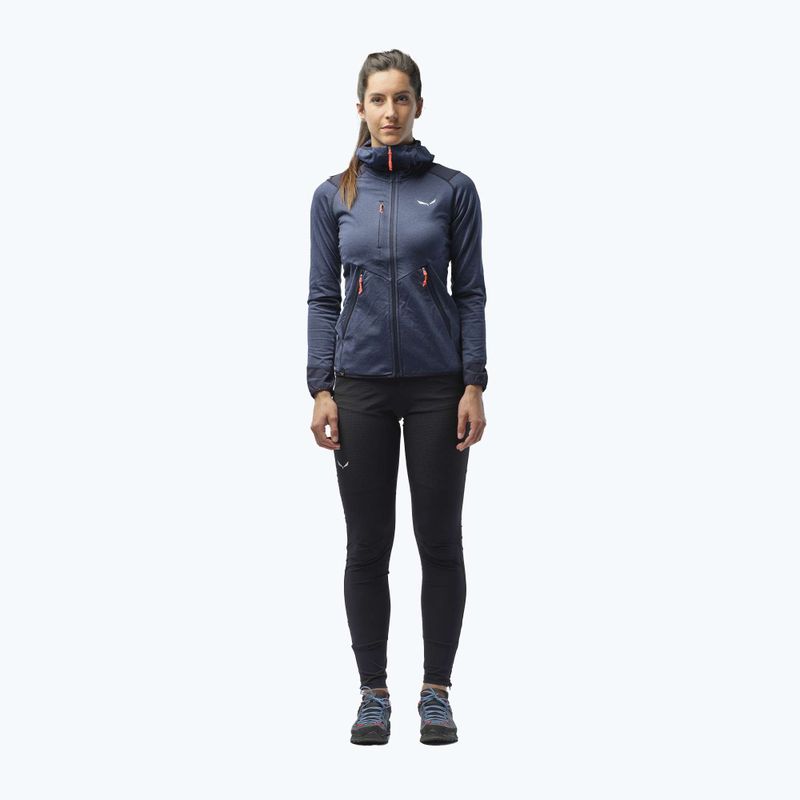 Salewa дамски полар Agner Hybrid PL/DST FZ Hoody тъмносин 00-0000027372 2