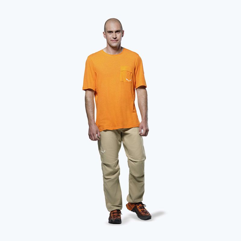 Мъжка риза за трекинг Salewa Agner Hemp/Dst turmeric 2