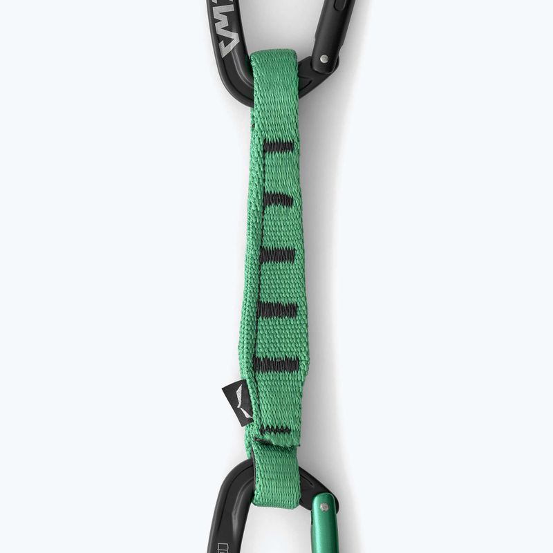 Примка за катерене Salewa Ortles Str/Bnt 170 Qd black/Irish green 2