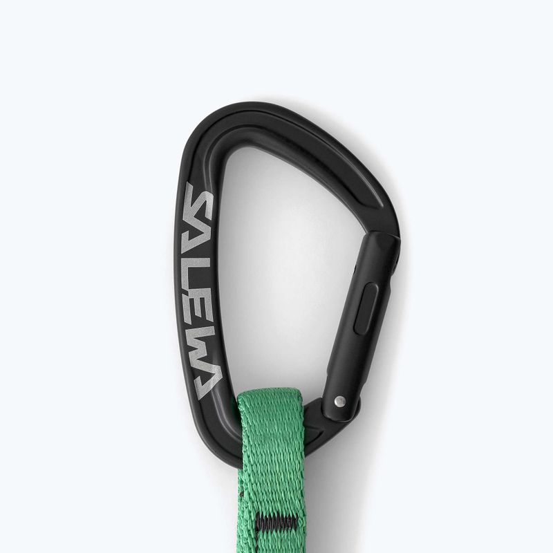 Примка за катерене Salewa Ortles Str/Bnt 170 Qd black/Irish green 3
