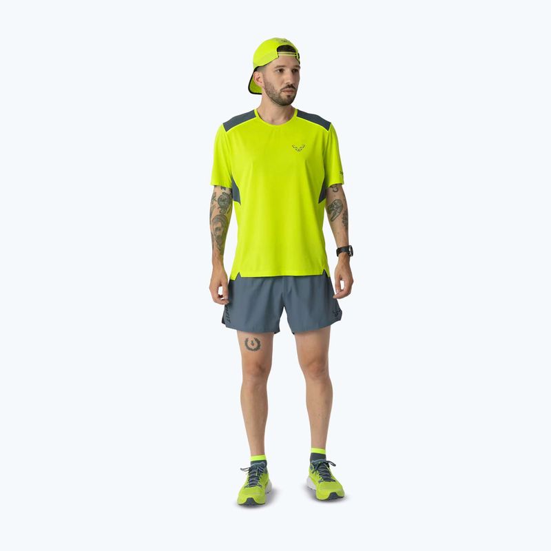 Мъжка тениска за бягане DYNAFIT Sky ultra yellow 4