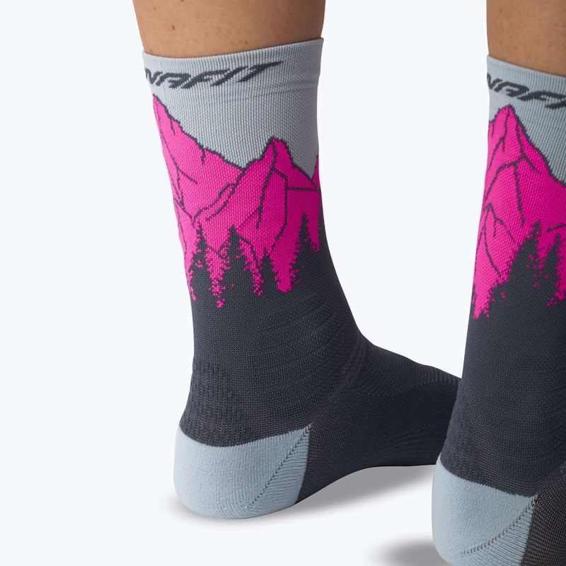 Чорапи DYNAFIT Traverse Crew cinder pink glo/6070 9
