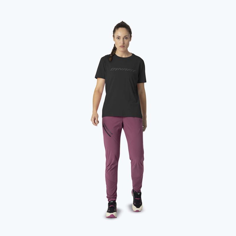 Дамска тениска за трекинг DYNAFIT Traverse black out 2
