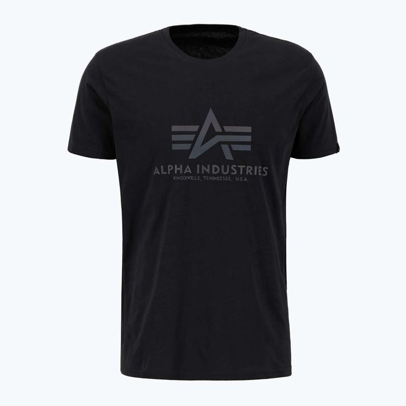 Alpha Industries мъжка тениска Basic Rainbow Reflective black 3