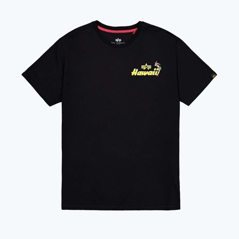Alpha Industries мъжка тениска Pearl Harbor Back Print black 7