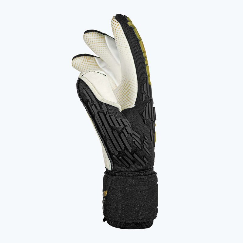 Reusch Attrakt Freegel Gold X GluePrint Finger Support вратарска ръкавица черна/златна 4