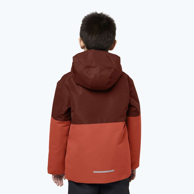 Детско пухено яке Jack Wolfskin Actamic 2L Ins coral orange 2