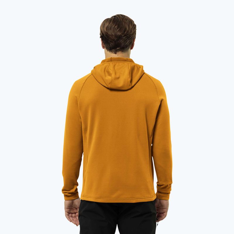 Мъжки Jack Wolfskin Kolbenberg Hooded Fz поларен суитшърт safflower 2
