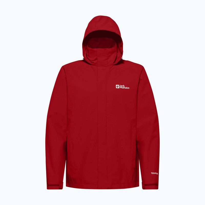Мъжко яке за дъжд Jack Wolfskin Trailtime 2L adrenaline red 8
