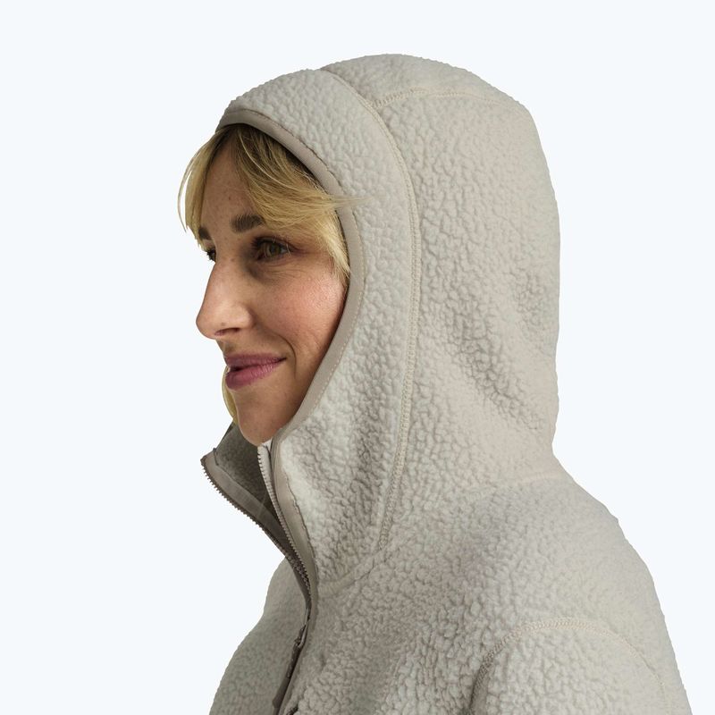 Дамски суитшърт от полар Jack Wolfskin Cradle Mountain Pile Full Zip Pale Sand 4