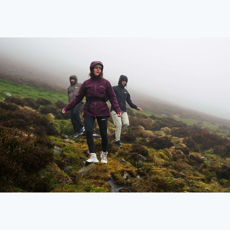 Дамски туристически обувки Jack Wolfskin Wild Hike Texapore Mid oyster 12