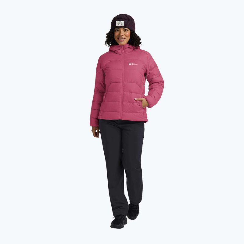 Дамско пухено яке Jack Wolfskin Ather Down Hoody bubblegum 2