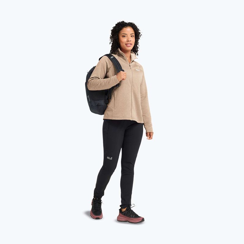 Дамски поларен суитшърт Jack Wolfskin Anytrail Full Zip oat 2