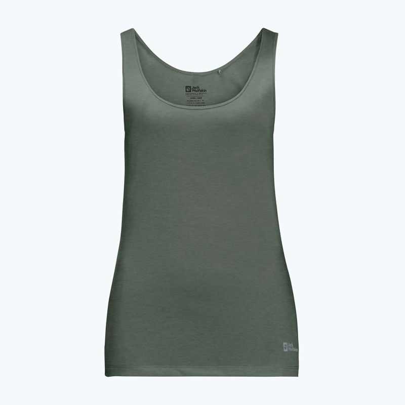 Jack Wolfskin дамска тениска за трекинг Pack & Go Tank green 1807283 3