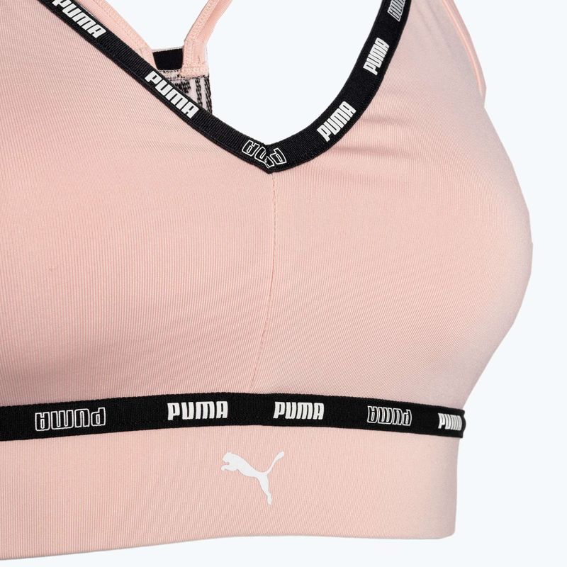 PUMA Low Impact Puma Strong Strappy фитнес сутиен розов 522225 66 3