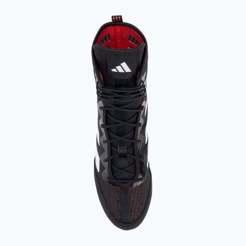 боксови обувки adidas Box Hog 4 core black/cloud white/pure ruby 5