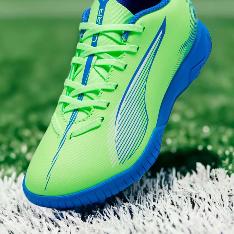Детски футболни обувки PUMA Ultra 5 Play TT Jr fizzy apple/puma white 8