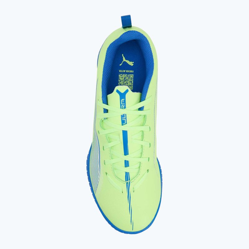 Детски футболни обувки PUMA Ultra 5 Play TT Jr fizzy apple/puma white 5