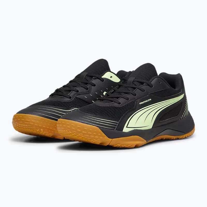 Спортни обувки за зала PUMA Solarflash III puma black/fizzy apple 8