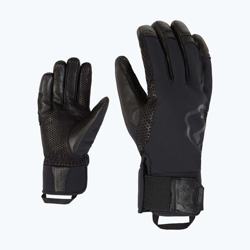 Мъжки скиорски ръкавици ZIENER Gasparus SY PR black 8