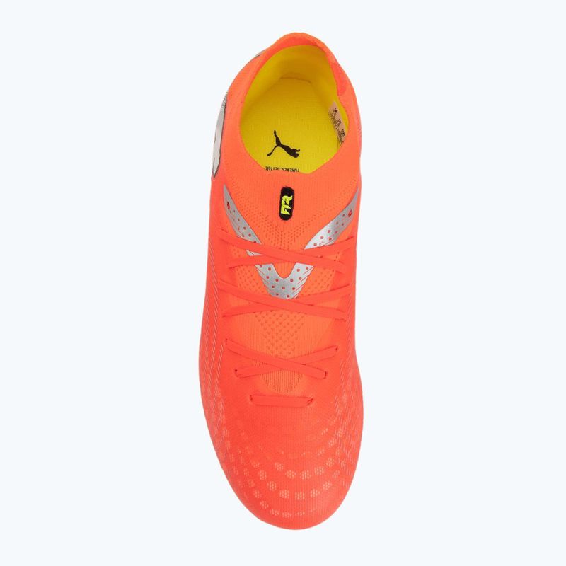 Детски футболни обувки PUMA Future 9 Pro FG/AG Jr glowing red/puma white/puma black/puma silver 5
