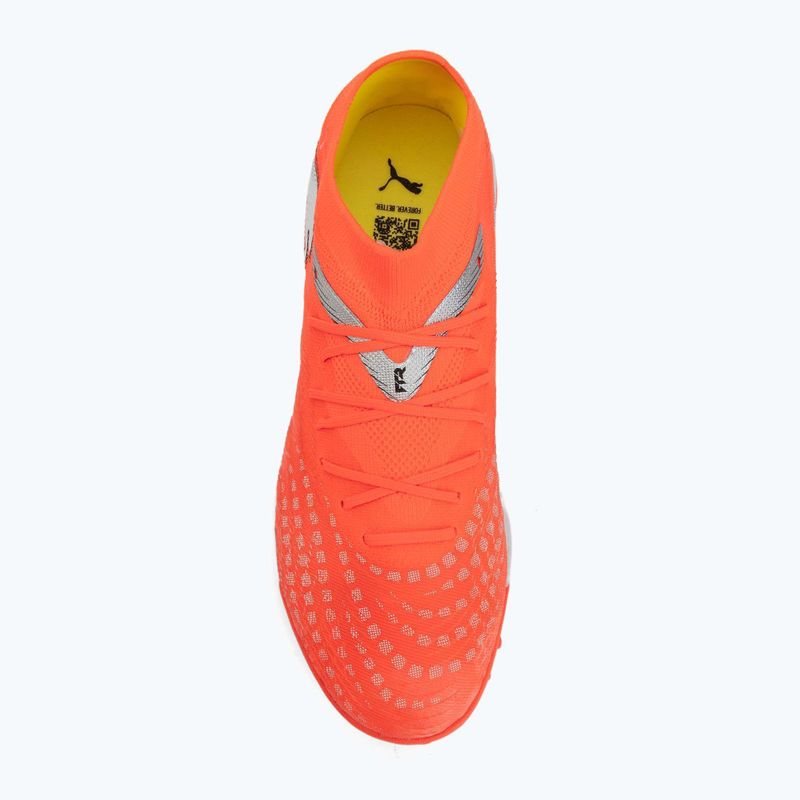 Футболни обувки PUMA Future 9 Match TT glowing red/puma white/puma black/puma silver 5