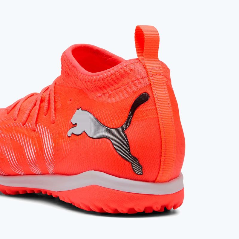 Футболни обувки PUMA Future 9 Match TT + Mid Jr glowing red/puma white/puma black/puma silver 8