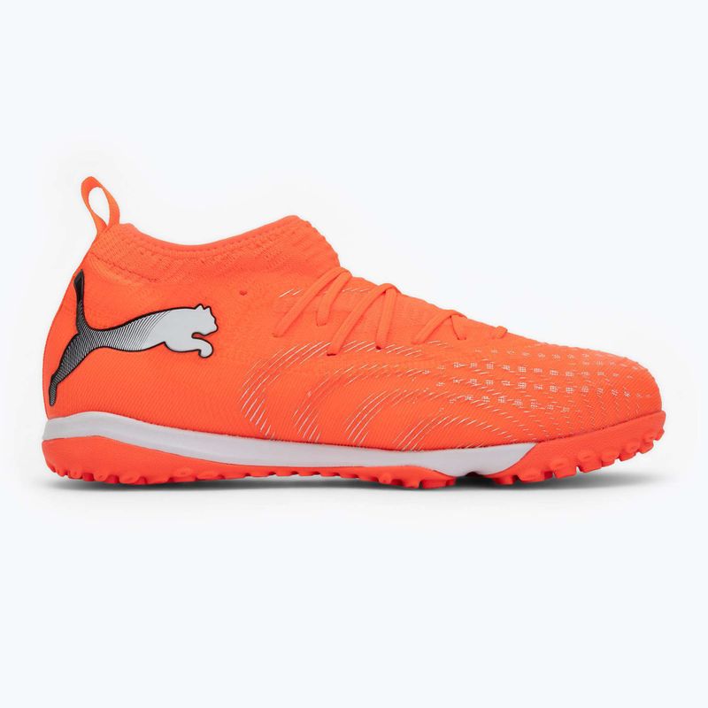 Футболни обувки PUMA Future 9 Match TT + Mid Jr glowing red/puma white/puma black/puma silver 2
