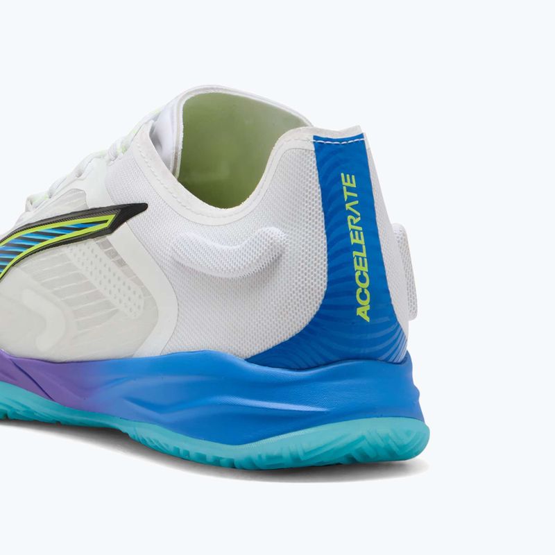 Обувки за хандбал PUMA Accelerate Nitro SQD 4 Game On puma white/glowing red/ultra blue 13