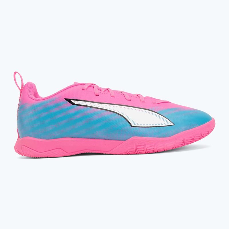 Детски футболни обувки PUMA Ultra 6 Play It Jr poison pink/puma wht/sun stream/bright aqua/puma blk 2