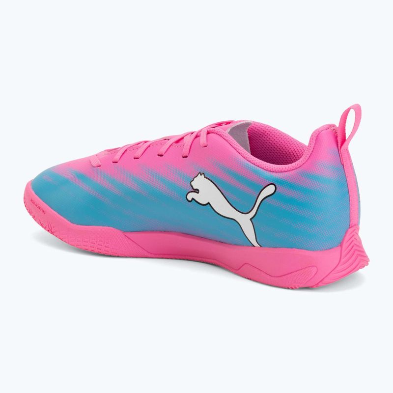 Детски футболни обувки PUMA Ultra 6 Play It Jr poison pink/puma wht/sun stream/bright aqua/puma blk 3