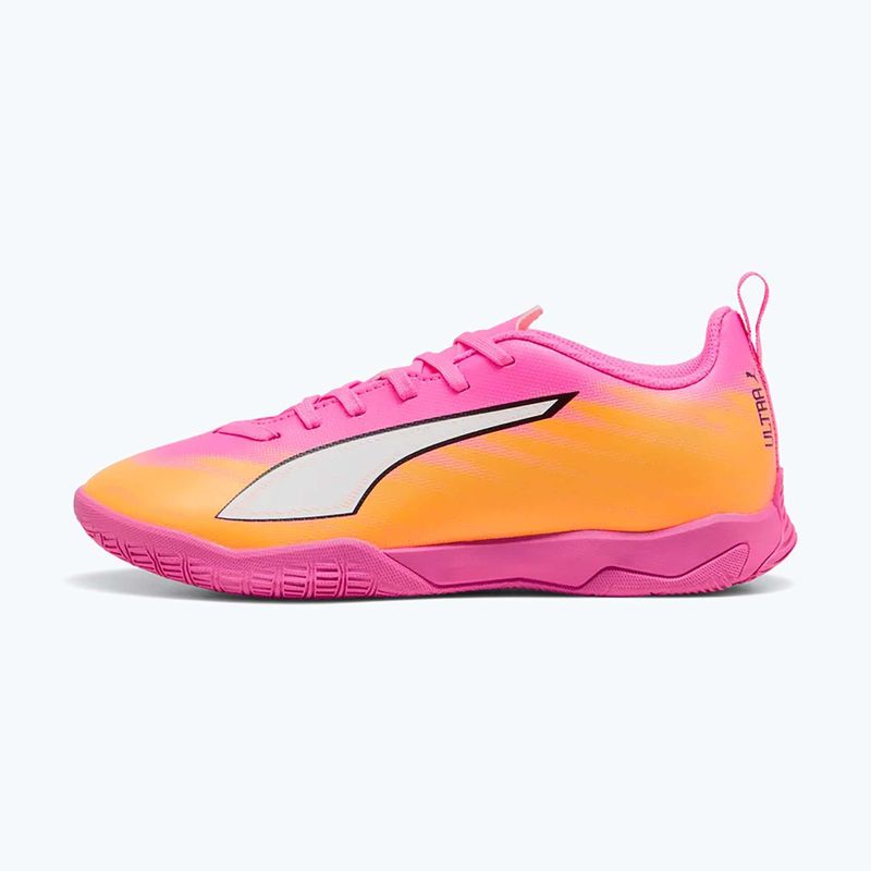 Детски футболни обувки PUMA Ultra 6 Play It Jr poison pink/puma wht/sun stream/bright aqua/puma blk 9