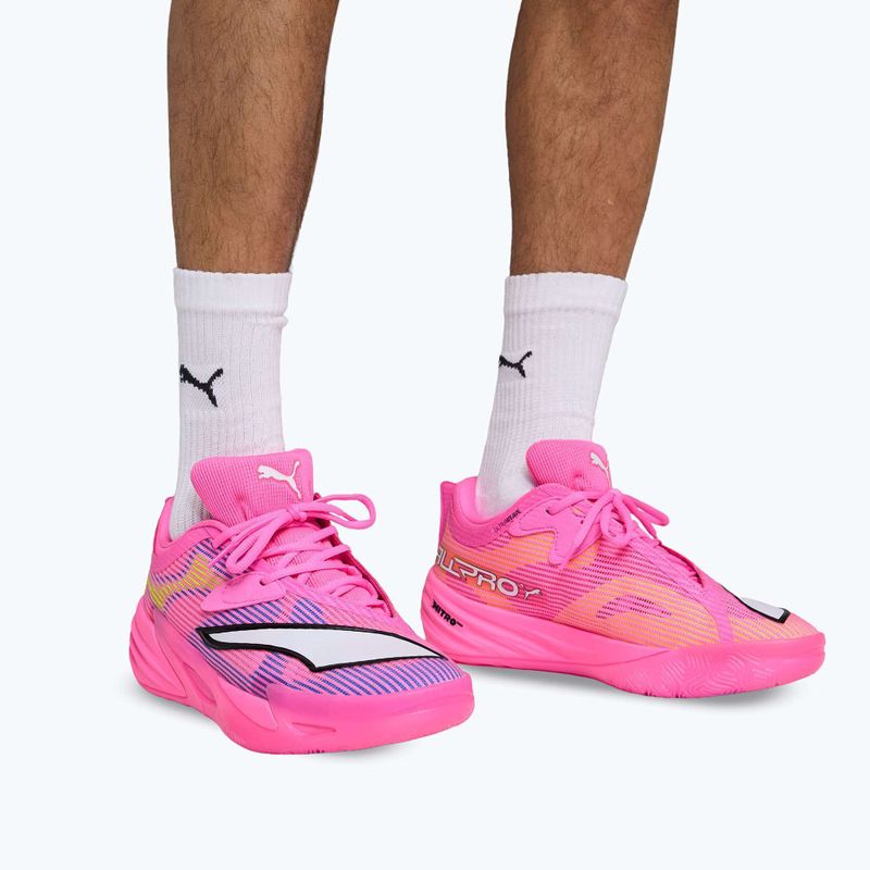 Баскетболни обувки PUMA All-Pro NITRO 2 Showtime poison pink/bright aqua/lime squeeze 13