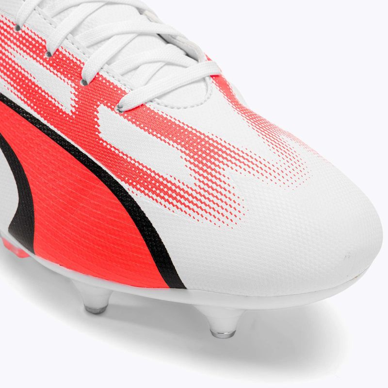 Мъжки футболни обувки PUMA Ultra Play MXSG puma white/puma black/fire orchid 7