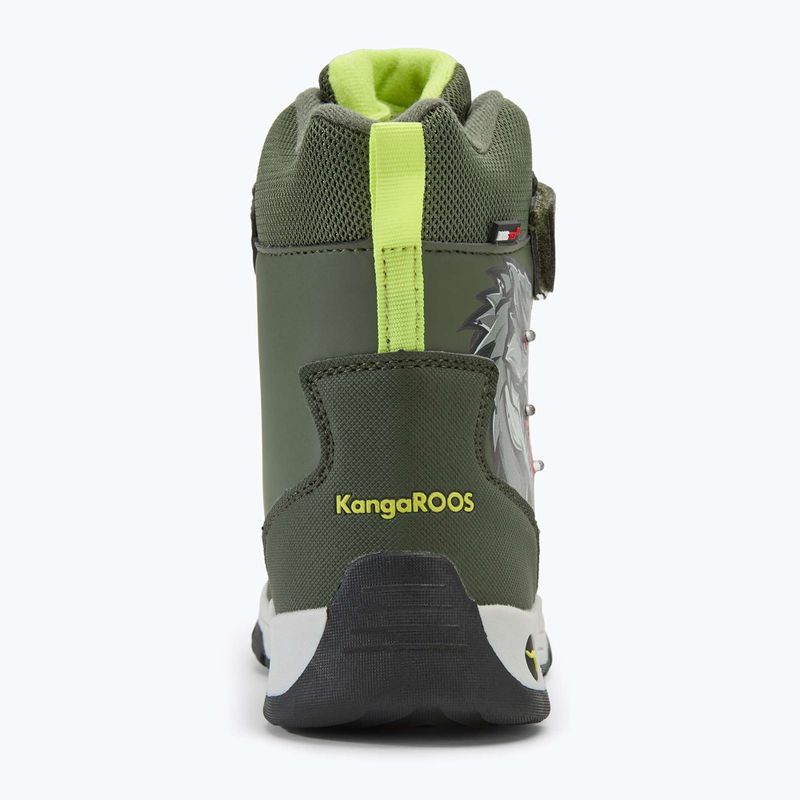 Юношески ботуши за сняг KangaROOS K-MJ Edison EV RTX SL olive / limetta dino 6